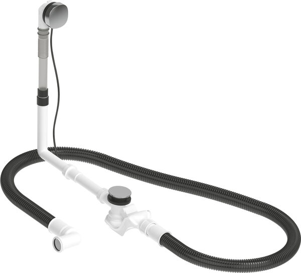 Wanneneinlaufgarnitur Duravit Quadroval Verchromt image number 0