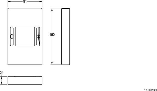 Hygienebeutelspender KWC Rodan RODX 191 image number 1