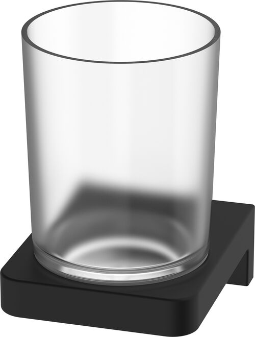 Glashalter Alterna direta Schwarz matt