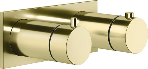 Duschmischer-Endmontageset Gessi Anello / Ingranaggio Messing PVD