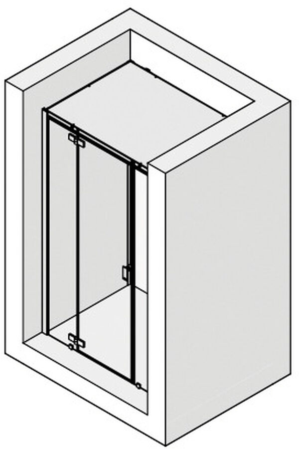 Dampfdusche Hoesch Sense Perience Weiss Echtglas klar EverClean image number 0
