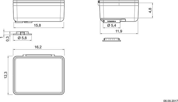 Feuchttuchbox Bodenschatz Liv Weiss image number 1