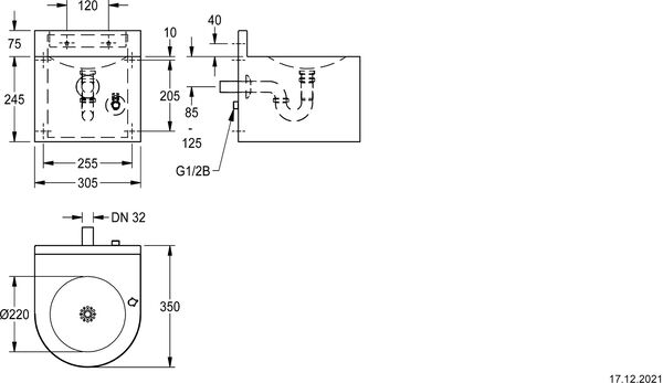Wandtrinkbrunnen KWC Anima image number 1