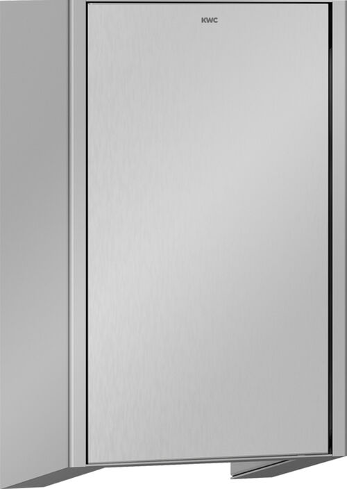 H&auml;ndetrockner KWC EXO 220 Edelstahl seidenmatt Front Edelstahl seidenmatt