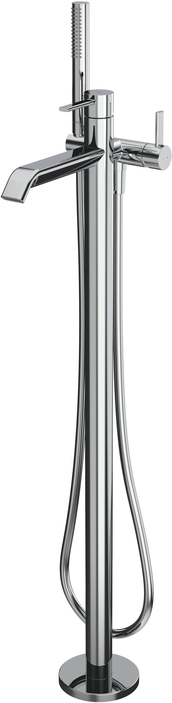 Miscelatore da bagno Laufen Meda - modello d'appoggio, s 200 mm, altezza 946 - 971 mm, tubo image number 0