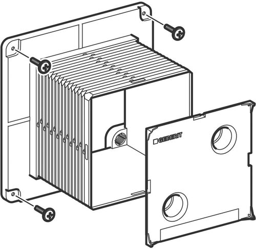 Bauschutz Geberit komplett
