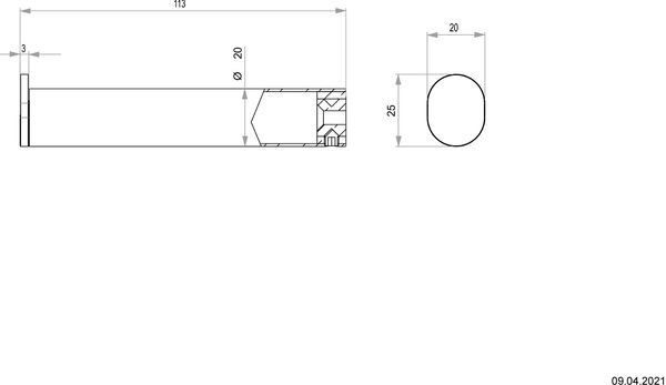 Reserverollenhalter Bodenschatz Lindo Verchromt image number 1