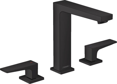 Dreilochbatterie Hansgrohe Metropol Schwarz matt