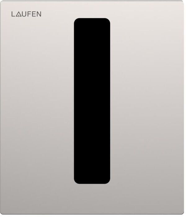 Bet&auml;tigungsplatte Laufen Ineo E-AU105 Edelstahl geb&uuml;rstet image number 0