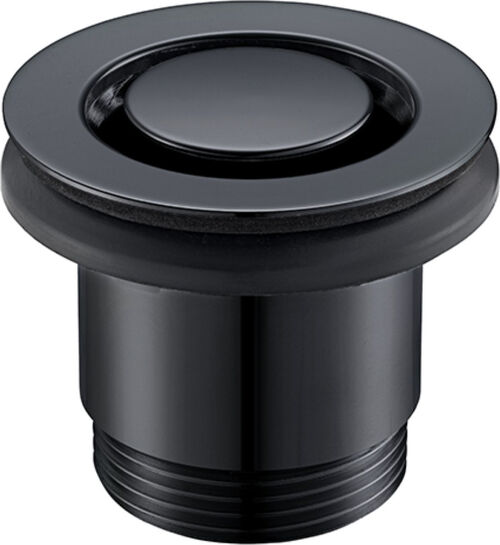Ablaufventil Neoperl ClickClack Schwarz matt