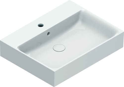 Auflegewaschtisch Alterna elena 60 x 47 cm Weiss Cleaneffekt