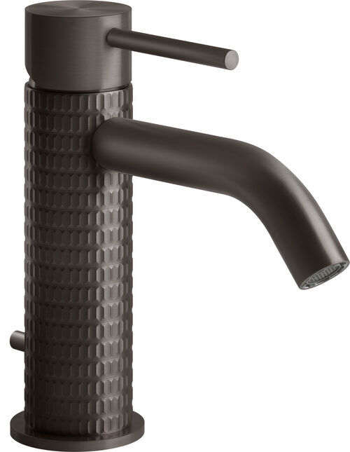 Einlochmischer Gessi 316 Black metal brushed Meccanica