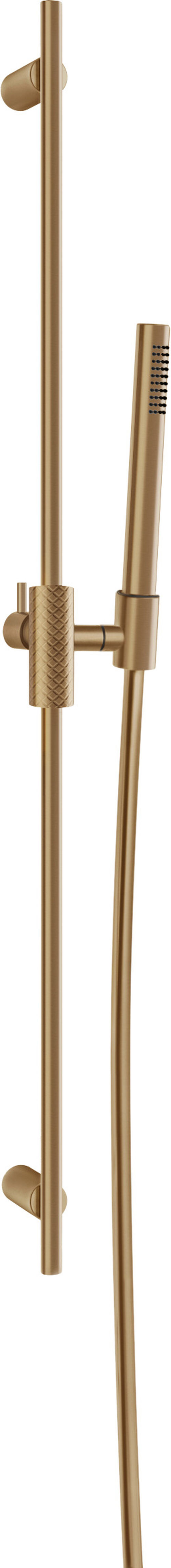 Handbrausegarnitur Gessi Habito Warm bronze brushed PVD Intreccio