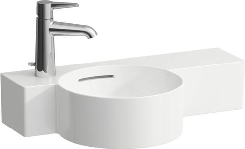 Handwaschbecken Laufen Val 55 x 31.5 cm Weiss Cleaneffekt