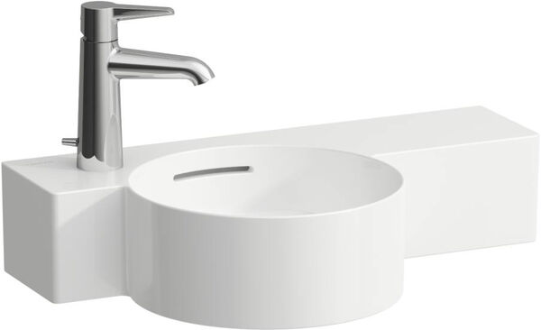 Handwaschbecken Laufen Val 55 x 31.5 cm Weiss Cleaneffekt image number 0