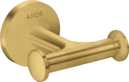 Handtuchhaken doppelt Axor Universal Circular Brushed gold optic