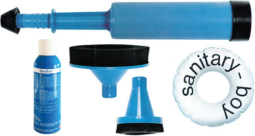 Entstopfungsger&auml;t Sanitary-Boy Blau
