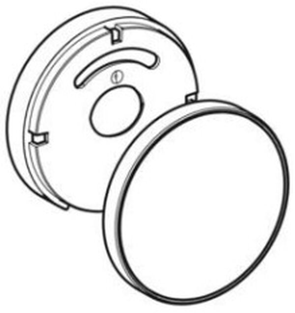 Bet&auml;tigungsrosette f&uuml;r Badewannenablauf mit Drehbet&auml;tigung, und Zulauf, zu Ab- und &Uuml;berlauf-Set image number 0