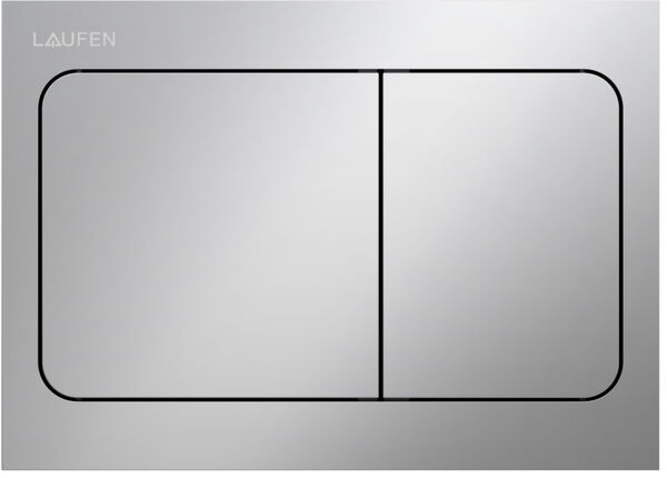 Bet&auml;tigungsplatte Laufen Ineo Air Mattverchromt image number 0