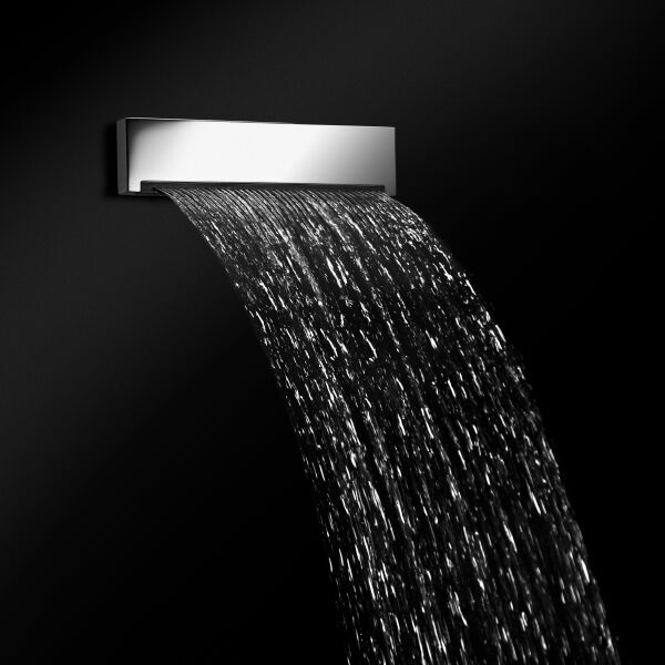 Wannen-Schwalleinlauf Dornbracht Water-Fall &frac12;" Dark chrome image number 3