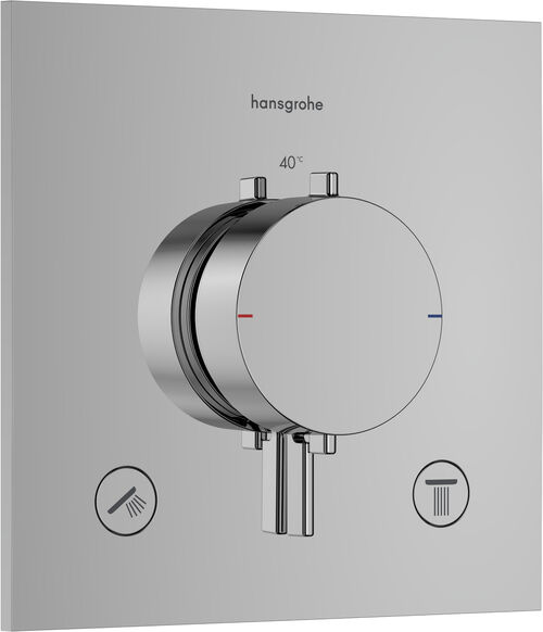 Duschsystem Hansgrohe Ecostat Comfort E Verchromt