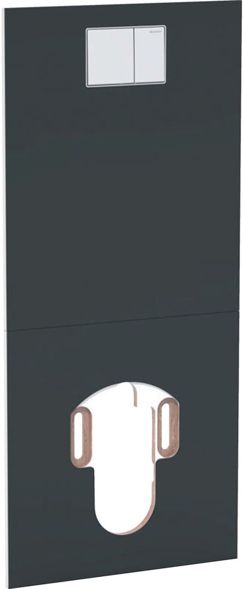 Designplatte f&uuml;r Geberit AquaClean Sela/Mera/Tuma Schwarz