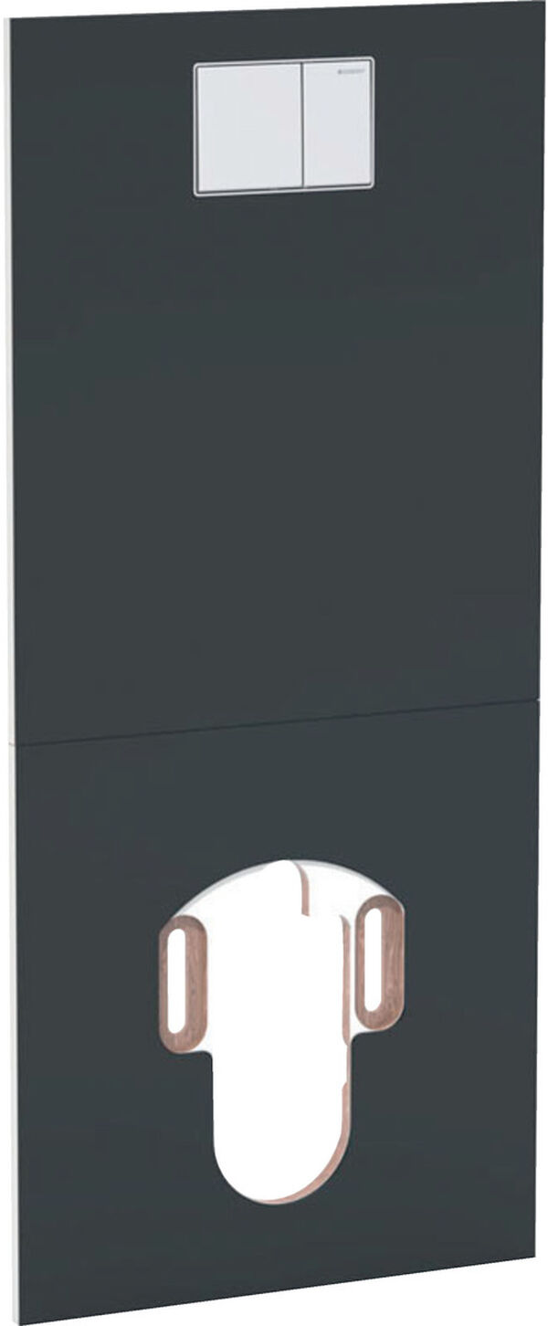 Designplatte f&uuml;r Geberit AquaClean Sela/Mera/Tuma Schwarz image number 0