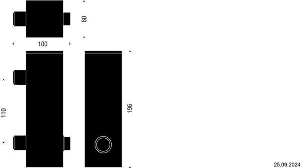 Seifenspender Frost Quadra Weiss matt image number 1