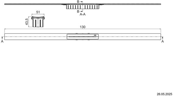 Duschrinne Alterna laina Edelstahl matt image number 1