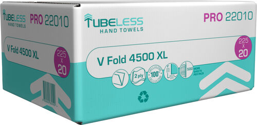 Falthandt&uuml;cher Pura Premium, V-Falz