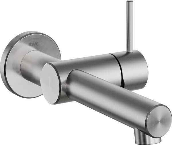 Wandmischer-Endmontageset KWC Ono E Edelstahl geb&uuml;rstet image number 0