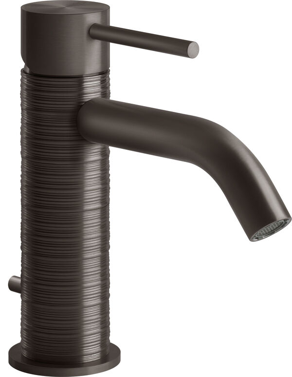 Einlochmischer Gessi 316 Black metal brushed Trame image number 0