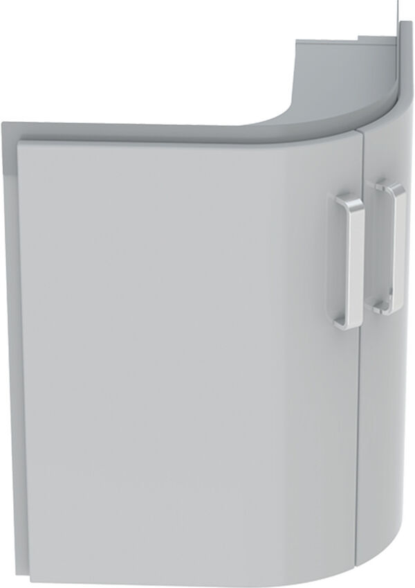 Eck-Waschtischm&ouml;bel Geberit Renova Compact Hellgrau image number 0