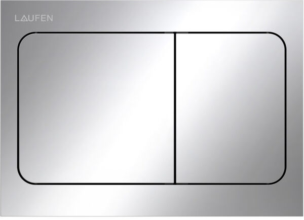 Bet&auml;tigungsplatte Laufen Ineo Air Verchromt image number 0