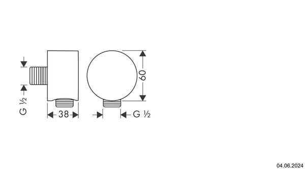 Coude mural Axor Starck Brushed gold optic image number 1