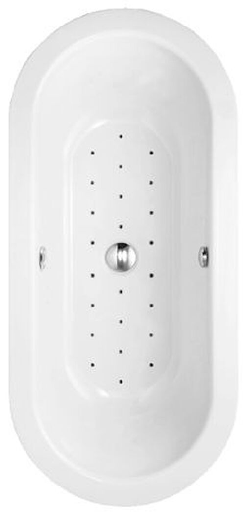 Whirlwanne Schmidlin Starlet Silent-System Weiss Cleaneffekt D&uuml;sen und Garnituren verchromt