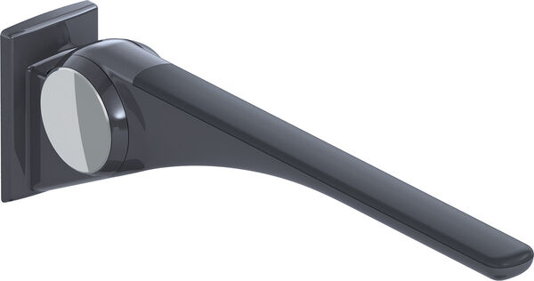 St&uuml;tzklappgriff Hewi LifeSystem Basic Anthrazit gl&auml;nzend Griffpad Anthrazit matt image number 0