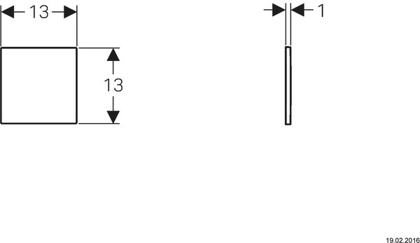 Abdeckplatte Geberit image number 1