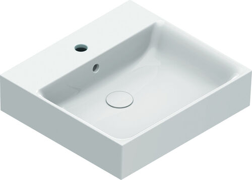 Auflegewaschtisch Alterna elena 50 x 47 cm Weiss Cleaneffekt