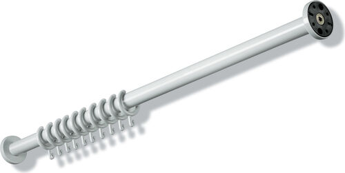 Duschvorhangstange Hewi Lichtgrau