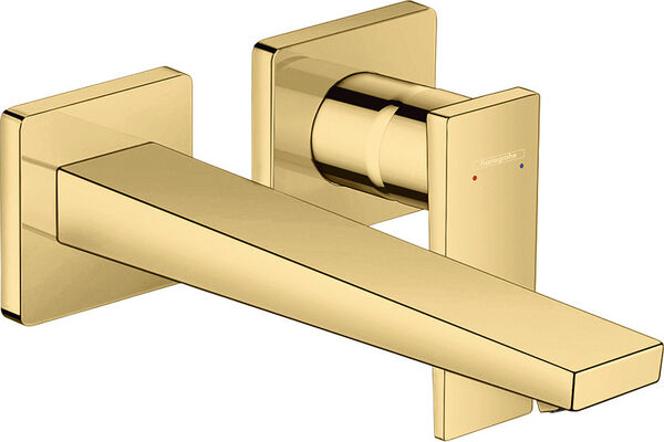 Wandmischer-Endmontageset Hansgrohe Metropol &frac12;" Gold optic image number 0
