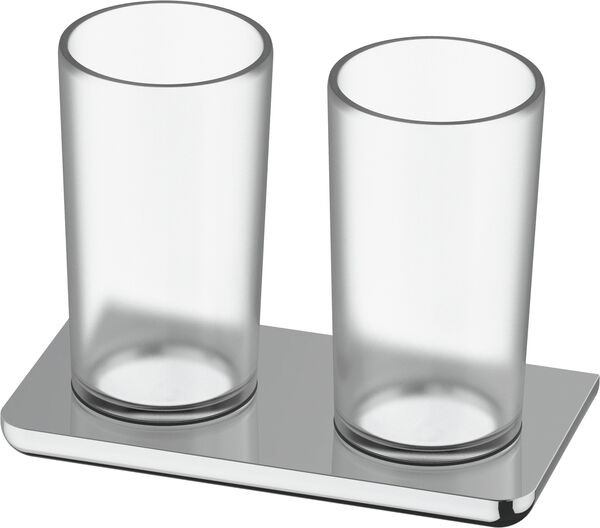 Doppelglashalter Bodenschatz Liv Verchromt image number 0