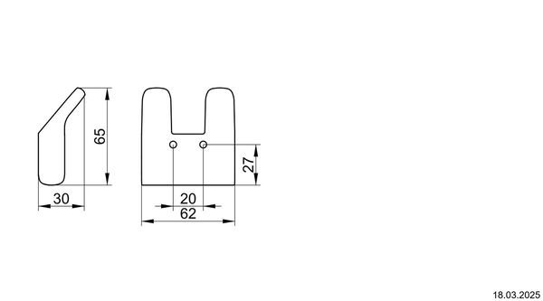 Handtuchhaken Keuco Collection Moll Verchromt image number 1