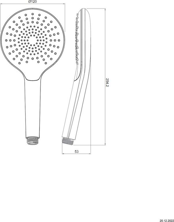 Handbrause Alterna chromeline Verchromt image number 3