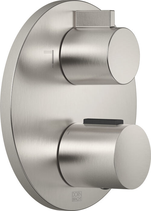 Thermostatmischer-Endmontageset Dornbracht Tara. Platin matt