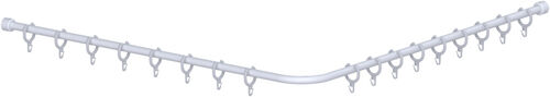 Duschvorhangstange Nosag Cavere Weiss