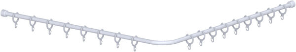 Duschvorhangstange Nosag Cavere Weiss image number 0