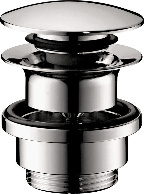 Ablaufventil Hansgrohe push-open 1&frac14;" Verchromt image number 0