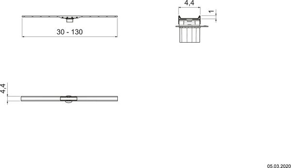 Duschrinne Geberit CleanLine80 image number 1