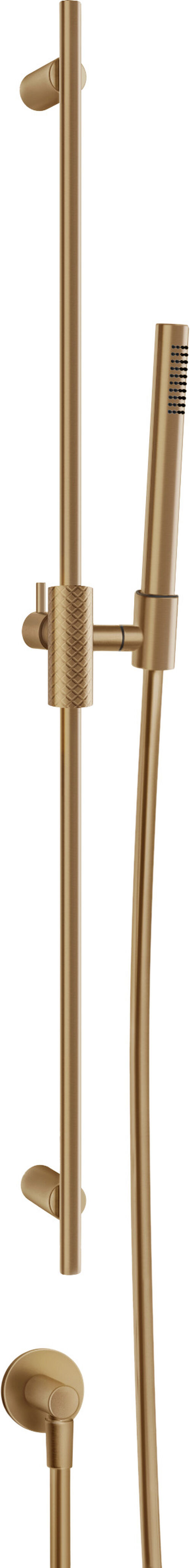 Handbrausegarnitur Gessi Habito Warm bronze brushed PVD Intreccio